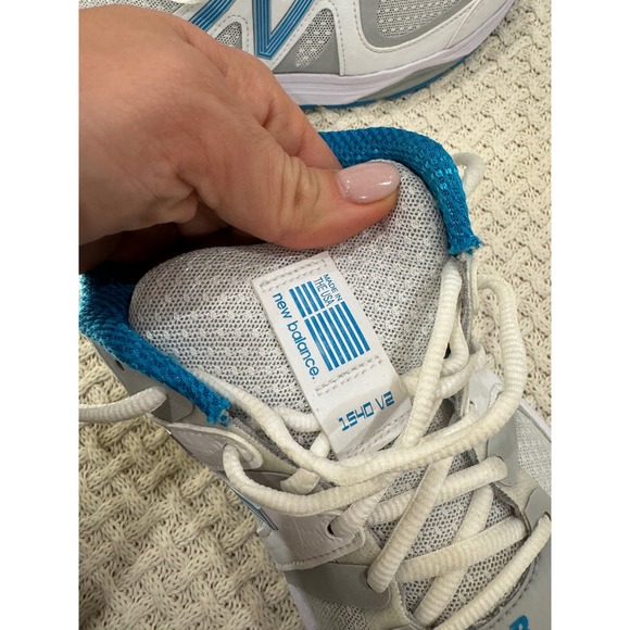 Size 10 - New Balance 1540 V2 Blue Bell/White womens running walking shoe - Picture 8 of 9